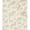 Drap housse en jersey Animals Nougat (40 x 80 cm)