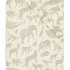 Drap housse en jersey Animals Nougat (40 x 80 cm)