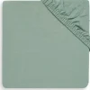 Drap housse en jersey Ash Green (60 x 120 cm)
