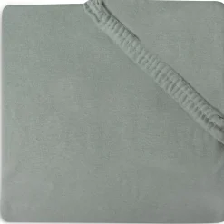 Drap housse en jersey Ash Green (70 x 140 cm)