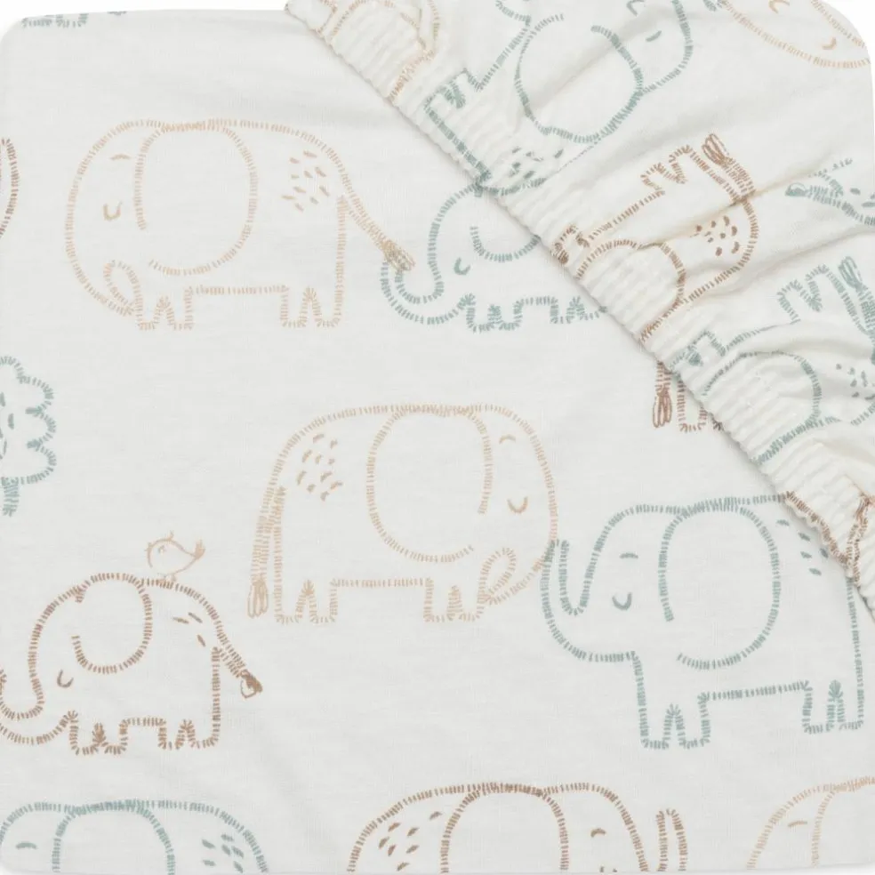 Drap housse en jersey Elephant Tales (40 x 80 cm)