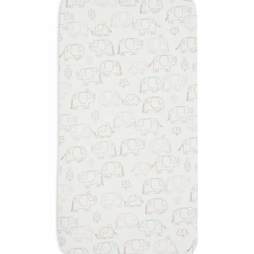 Drap housse en jersey Elephant Tales (40 x 80 cm)