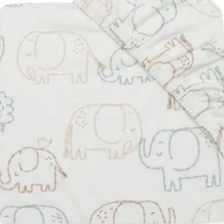Drap housse en jersey Elephant Tales (70 x 140 cm)
