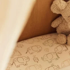 Drap housse en jersey Elephant Tales (70 x 140 cm)