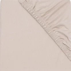 Drap housse en jersey Nougat pour matelas de parc (95 cm)