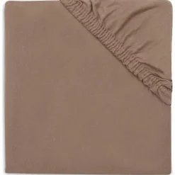 Drap housse en jersey pour matelas de parc Milky Coffee (75 x 95 cm)