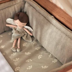 Drap housse en jersey Twig Olive Green (70 x 140 cm)