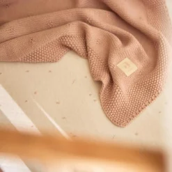 Drap housse en jersey Twinkling Wild Rose (70 x 140 cm)