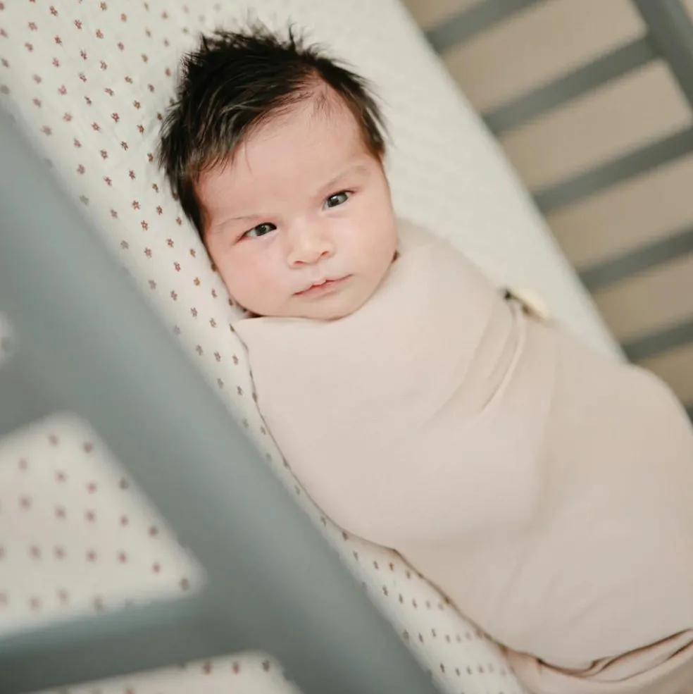 Drap housse en mousseline de coton Bloom (100 x 40 cm)