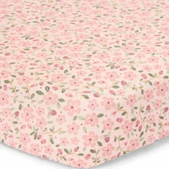 Drap housse lit bébé Fairy Floral (60 x 120 cm)