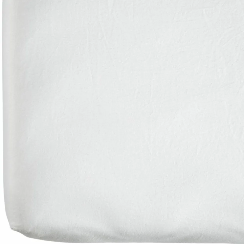 Drap housse pur coton bio Blanc (60 x 120 cm)