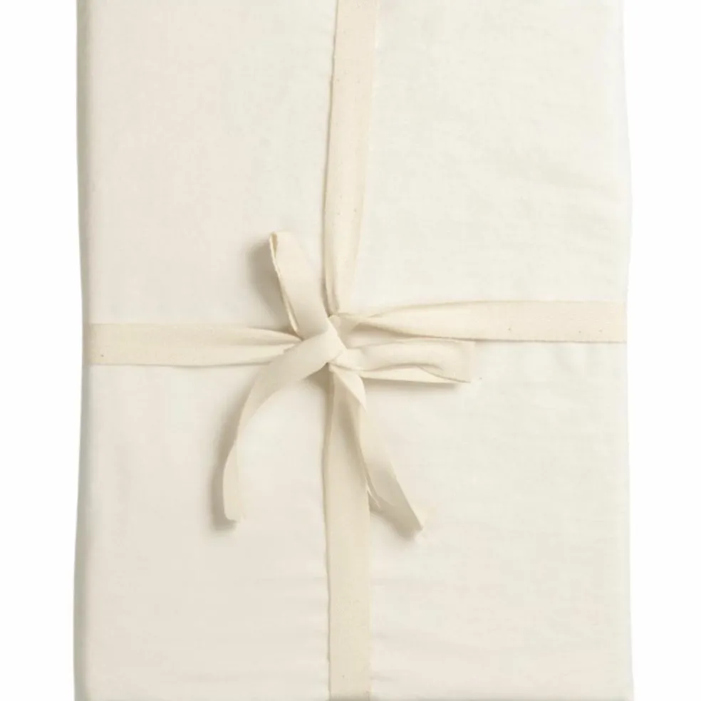 Drap housse pur coton Ecru (70 x 140 cm)