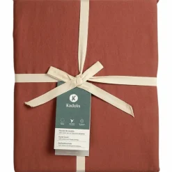 Drap housse pur coton Terracotta (60 x 120 cm)