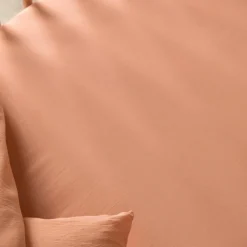 Drap housse Satin Peach (60 x 120 cm)
