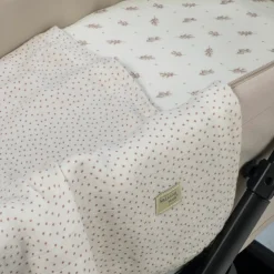 Drap-housse pour nacelle + lange Mimosa Rose