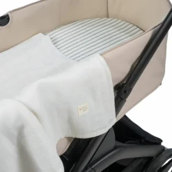 Drap-housse pour nacelle + lange Botton Rayures