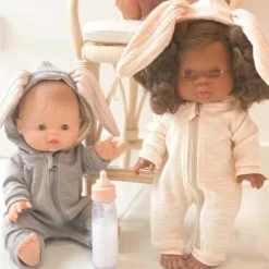 Duo de biberons magiques pour poupée