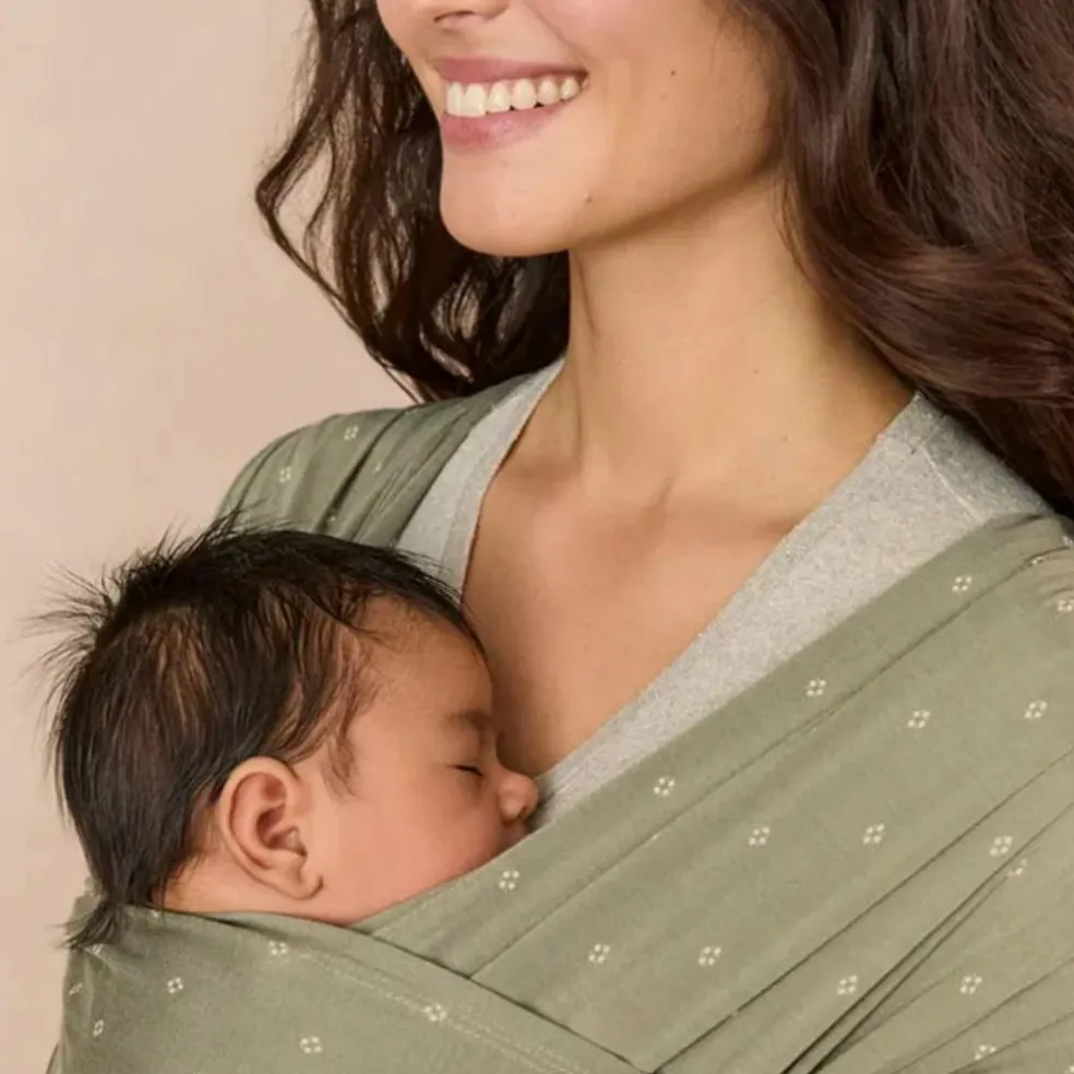 Echarpe de portage Aura Knit Olive Diamonds