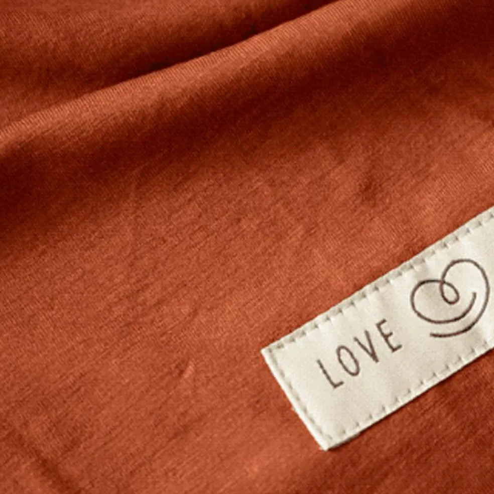 Echarpe de portage en coton bio Basic Fauve