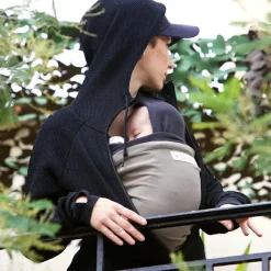 Echarpe de portage L'Originale anthracite poche olive