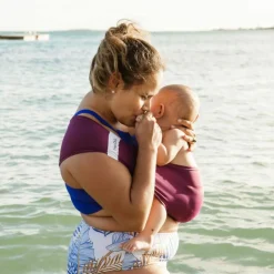 Echarpe de portage pour activité aquatique Prune (taille S)