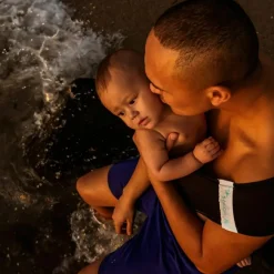 Echarpe de portage pour activité aquatique Aquabulle noir (taille M 38-40)