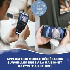 Ecoute bébé vidéo zen nomade white