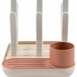 Egoutte biberons forêt terracotta-clay