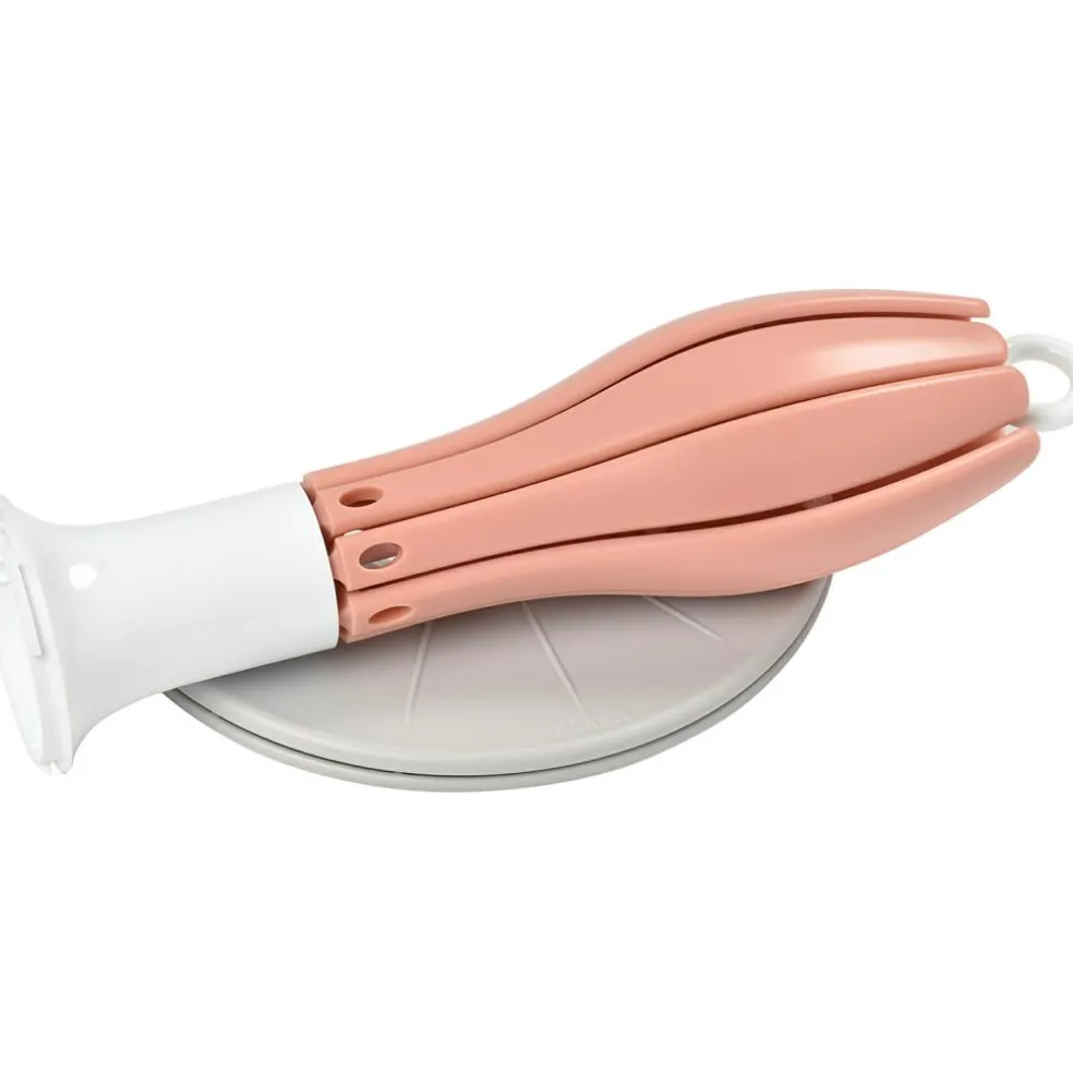 Egoutte biberons pliable fleur rose