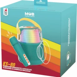 Enceinte karaoké KS Bleue