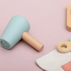 Ensemble de coiffeur en bois All animals