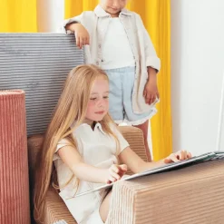 Ensemble de jeu arc-en-ciel Brown Sugar velours côtelé