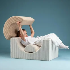 Ensemble de jeu arc-en-ciel Marshmallow velours côtelé