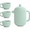 Ensemble de jeu Thé en silicone Cambridge Blue (4 pièces)