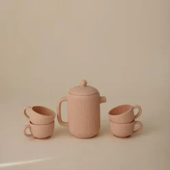 Ensemble de jeu Thé en silicone Blush (4 pièces)