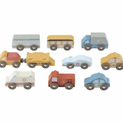Ensemble de véhicules en bois