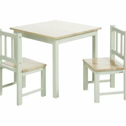 Ensemble table et chaises Activity vert-blanc (3 pièces)
