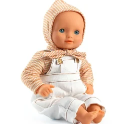 Ensemble vêtements Pomea cannelle pour poupée