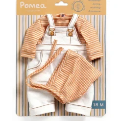 Ensemble vêtements Pomea cannelle pour poupée