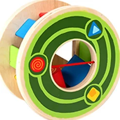 Escargot à tirer avec jeu de formes