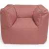 Fauteuil imperméable Bean bag mellow pink rose (45 x 40 x 36 cm)