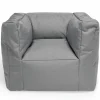 Fauteuil imperméable Bean bag Storm gris (45 x 40 x 36 cm)