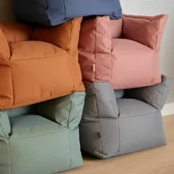 Fauteuil imperméable Bean bag Storm gris (45 x 40 x 36 cm)