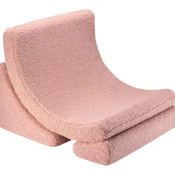 Fauteuil Moon Guava Pink molletonné