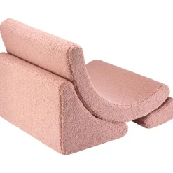 Fauteuil Moon Guava Pink molletonné