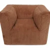 Fauteuil pouf Corduroy Caramel