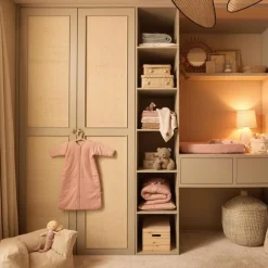 Fauteuil pouf Corduroy Natural