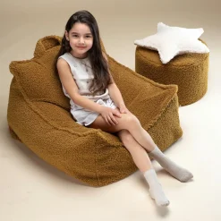 Fauteuil pouf Maple molletonné
