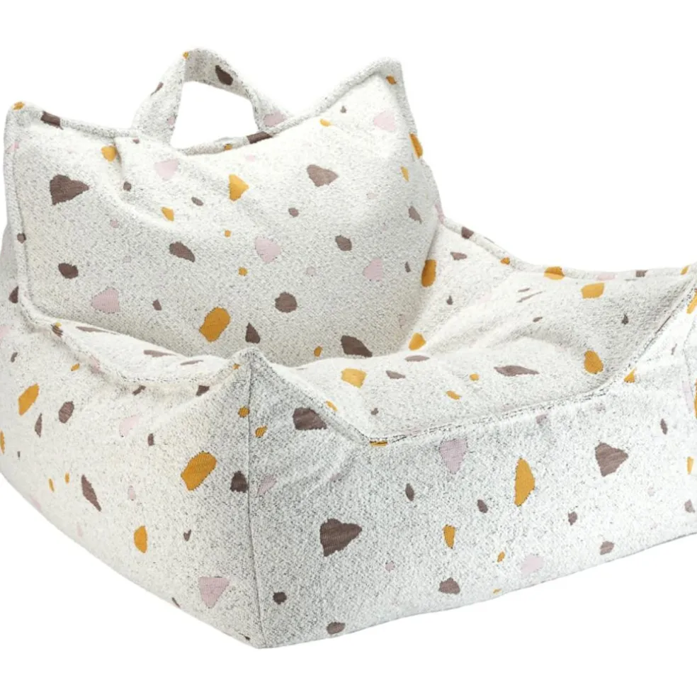 Fauteuil pouf Terrazzo Marble