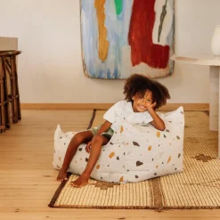 Fauteuil pouf Terrazzo Marble